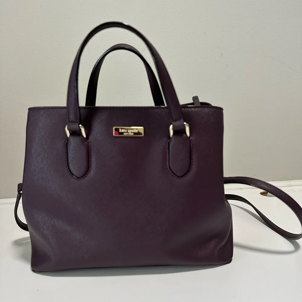 LIKE NEW Kate Spade New York Laurel Way Evangelie Satchel - Picture 2 of 10
